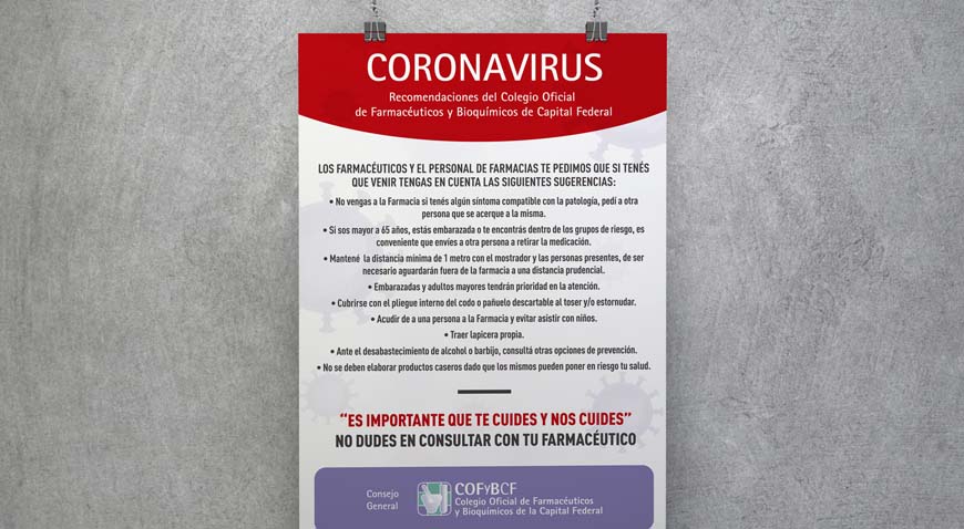 Coronavirus: material de comunicación