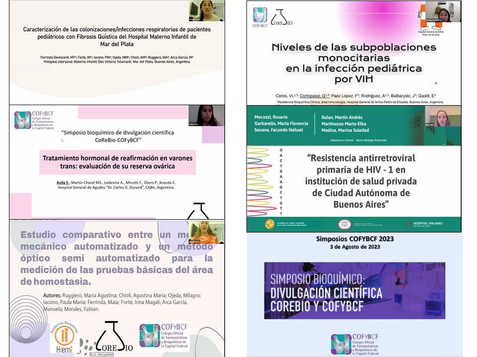 Se realizó el Simposio de Divulgación Científica COREBIO - COFyBCF